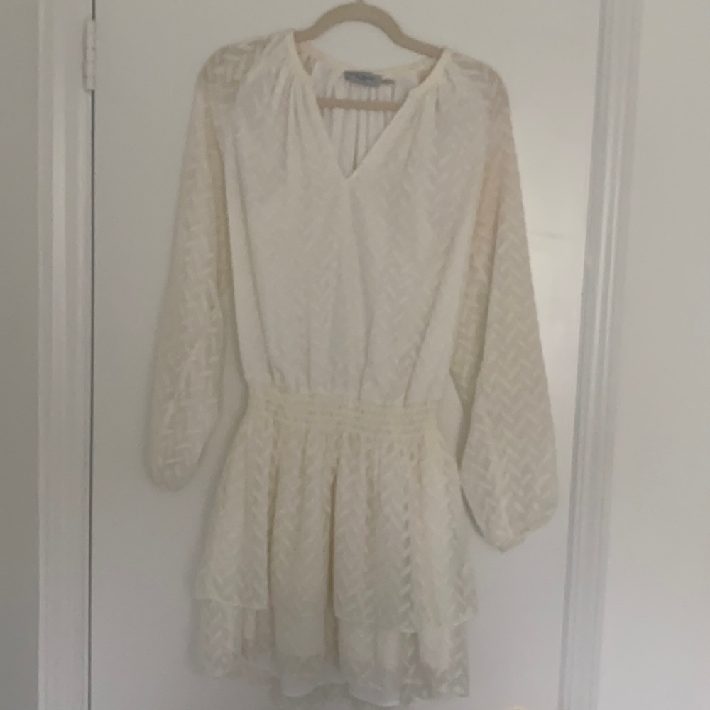Ramy Book white mini dress